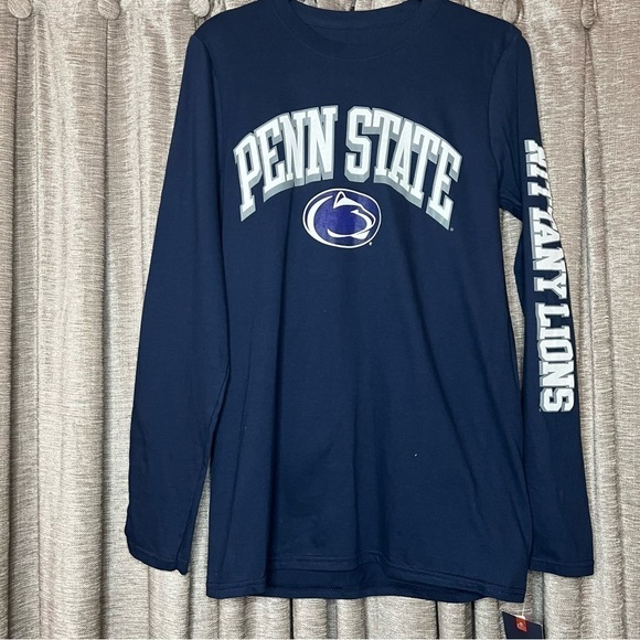NWT Fanatics Penn State Logo Long Sleeve Tee Shirt Size Small - Picture 6 of 12